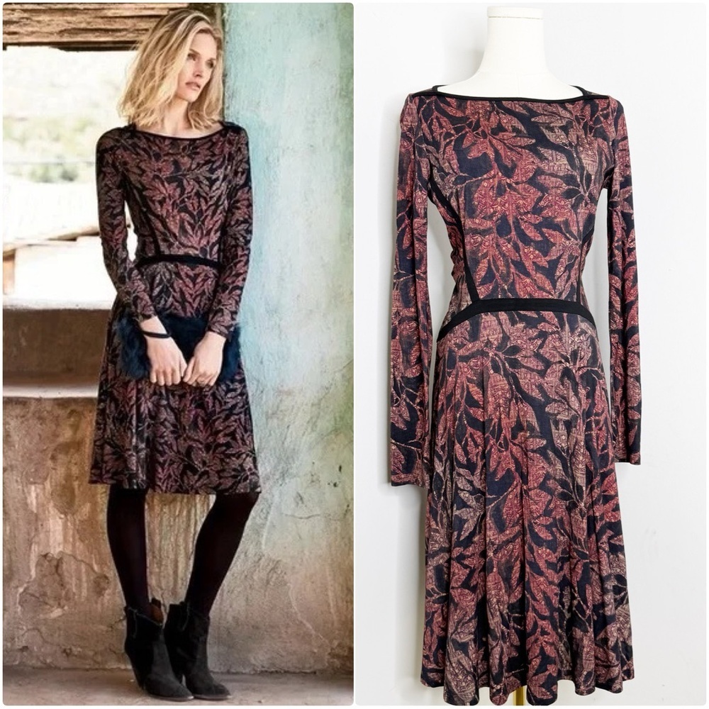 Peruvian Connection Delilah Dress XS Fit & Flare Viscose Blend